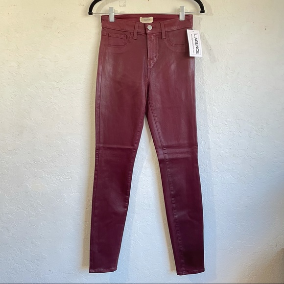 L’Agence Margot High Rise Coated Skinny Jeans - Picture 6 of 12